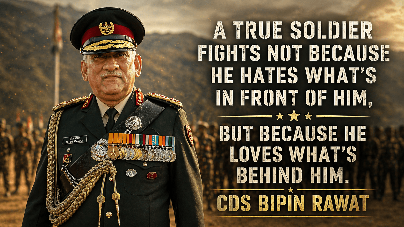 CDS Bipin Rawat
